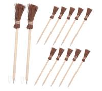 DIYEAH 12 Pezzi decorazione Halloween bomboniere halloween per adulti matite per borse festa penne a scopa delle matite magiche