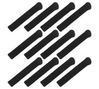 DIYEAH 12 Pezzi impugnature per aste per occhiali cuscinetti auricolari per occhiali Ossalti dei Suggerimenti per il tempio Black