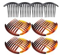 DIYEAH 12 Pezzi Pettini Laterali a 7 Denti per Chioma Spessi da Donna e Ragazza, Accessori Pettine per Trecce Leggeri e Resistenti, Strumenti per Styling Quotidiano e Acconciature