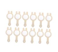 DIYEAH 12 pezzi Specchietti Mini Fai da Te per Specchi Artigianali Non Verniciati per Lavoretti Creativi Accessori per Trucco Ragazzi e Ragazze