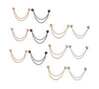 DIYEAH 12pezzi Fermagli Magnetiche Per Abbigliamento Da Donna Con Catena e Bottone Magnetico Per Cardigan Scialli Maglioni e Camicie