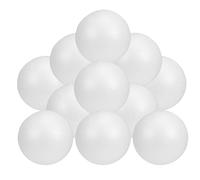 DIYEAH 12pezzi Palline di Gommapiuma Grandi per Sculture Modelli e Progetti Scolastici Palline di Polistirolo Bianche Materiali Fai da Te per Artigianato e Ornamenti Sfere di Schiuma