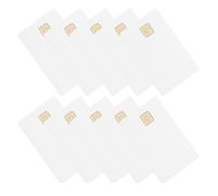 DIYEAH 15 Carte Ic Vuote con Chip da 16k Memoria, Tessere di Controllo Accessi in Pvc Bianco per Sistemi di Sicurezza Commerciali, Carte Credito Vuote Programmabili per Uso Industriale