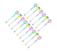DIYEAH 15 Pezzi Penna a Sfera Nera 0,7mm con Pulsante Laterale | Materiale ABS Resistente, Meccanismo Retrattile, Supporto Concentrazione per Ufficio e Scuola