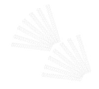 DIYEAH 15 Pezzi Scale Mini Stair Railing For Table Models Architectural Fence For Dollhouse Garden Layouts Easy Assembly Realistic Micro Landscape Accessories