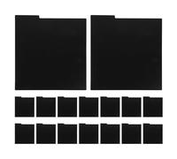 DIYEAH 16 Divisori in PVC Nero per Vinili 330x317mm, Set da 16 Pezzi, Separatori per Organizzazione e Conservazione Album Vinile, Accessori per Scaffali e Raccolta Dischi da Collezione