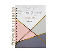 DIYEAH 1pezzi Blocco Note Per Pianificazione Allenamento Agenda Sportiva Diario Esercizi Quaderno Spirale Multiuso Comoda