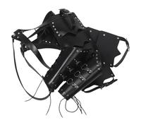 DIYEAH 1set Armatura Spalle e Bracciali Medievali in Pu Regolabile per Cosplay Rinascimentale Uomo Accessori Cavalieri per Feste e Rievocazioni Storiche