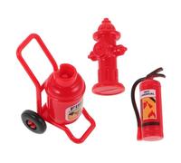 DIYEAH 1set Mini Estintore Decorativo per Casa delle Bambole Accessori Realistici per Miniature