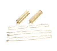 DIYEAH 1set Pesi Ferro per da Decorazione per Orologi Meccanici Catena Metri e Ganci Accessori per Interni Resistente e Affascinante