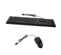 DIYEAH 1Set Tastiera e Mouse Cablati per Design Ergonomico e Risposta Veloce per Casa Comfort e Produttività Ottimale
