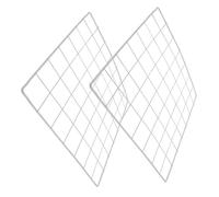 DIYEAH 2 Divisori Per Congelatore: Separatore Per Ripiani in Filo Ferro Per Congelatore A - Divisore Per Ripiani Del Frigorifero in Filo Da 11,79 X 11,79 Pollici