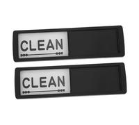 DIYEAH 2 Pezzi Adesivi Con Istruzioni Per Lavastoviglie Cartello Magnetico Per Lavastoviglie Pulito Sporco Magnete Per Lavastoviglie Pulito o Sporco Serigrafia Acrilica Silver