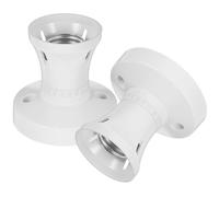 DIYEAH 2 pezzi Base Portalampada in Resistente al Calore Attacco Vite Standard per Lampadine LED ad Alta Potenza Isolamento in Baquelite per Uso Industriale e Commerciale