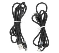 DIYEAH 2 Pezzi Carica Magnetico USB Micro USB Connettori Regolabili e Assorbimento per Smartphone Bank