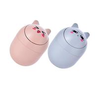 DIYEAH 2 Pezzi Cestino Tavolo Cartoon Pattumiera Leggera per Ufficio e Casa Mini Cestino Scrivania per Pulizia Design Compatto per Cucina e Camera Letto