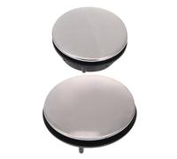 DIYEAH 2 pezzi di copriforo per lavello da cucina in acciaio inossidabile - Tappo per rubinetto da bagno, copriforo decorativo per lavello da appoggio - Tappo per foro per dispenser di sapone per