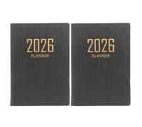 DIYEAH 2 pezzi di pianificatori tascabili: piccolo taccuino per pianificatore giornaliero 2026, blocco note per la pianificazione settimanale e mensile, organizzatore per la pianificazione delle