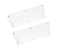 DIYEAH 2 Pezzi Espositore Carte Collezionabili in Acrilico a 4 Slot | Supporto Trasparente, Base Stabile, per Sticker e Carte Sportive, Organizzazione Semplice su Scrivania