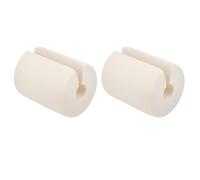 DIYEAH 2 Pezzi Fermaporta Protettivo per Porte Interne Beige in Nbr, | Bordi e Battenti, Uso in Casa in Affitto e Camera da Letto, Non Rovina i Telai, Design Luminoso