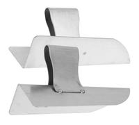 DIYEAH 2 Pezzi Frattazzo Angolare in Acciaio Inox per Angoli Interni ed Esterni Utensile Ergonomico per Intonaco e Stucco Resistente e Preciso per Lavori su Pareti