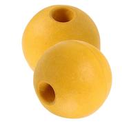 DIYEAH 2 Pezzi Galleggiante Segnalatore e Corde in PVC, Giallo | Leggero e Stabile, Superficie Liscia Anti-uv, per Acqua Salata e Mare Profondo, Installazione Semplice