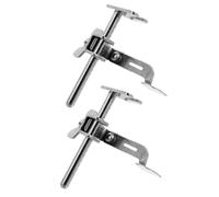 DIYEAH 2 Pezzi Guida per Macchina da Cucire in Metallo Calibro Cuciture per Linee Dritte e Curve Accessorio Resistente per Precisione Migliorata e Uso Confortevole