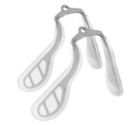 DIYEAH 2 Pezzi in Silicone per Occhiali Supporto Naso Antiscivolo con Design Sella Otto Compatibili con Montature Resistenti Uso