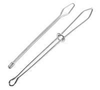 DIYEAH 2 Pezzi Infila-Coulisse e Guida al Filo in Acciaio Resistente, Strumento Multifunzionale per Cucito Domestico, Facile Inseritore di Fili per Lavori Artigianali Quotidiani