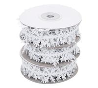 DIYEAH 2 Pezzi Nastro Decorativo Natalizio Non Confezione per Regali e Addobbi Feste Atmosfera Natalizia e Accessori Versatili per Decorazioni Matrimonio e Festa