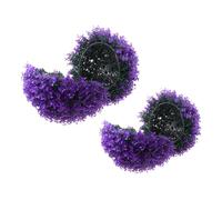 DIYEAH 2 pezzi Palle Topiaria Artificiali Eucalipto Vividamente Realistiche Decorazioni per Giardino e Interni Sfere Finte per Party Matrimoni e Festa di Casa