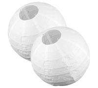 DIYEAH 2 pezzi Paralumi Pieghevoli in Carta per Lampadario Soffitto Design Moderno e Semplice Leggeri e Resistenti Facili da Installare per Camera e Soggiorno