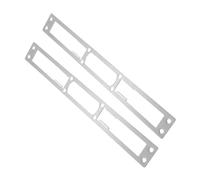 DIYEAH 2 Pezzi Piastra Sicurezza per Serrature Porta Acciaio Inossidabile da Resistente e Versatile per Riparazione e Sostituzione Serrature Porte e