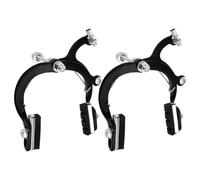 DIYEAH 2 Pezzi Pinza Freno Disco Bici in Lega Nera, Resistente all Usura e Portatile, Adatta per Biciclette Pieghevoli, per Pendolari in Città e Viaggiatori