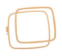 DIYEAH 2 Pezzi Plastic Square Embroidery Hoop Lightweight Stable Cross Stitch Frame For Punch Needle And Hand Embroidery DIY Craft Sewing