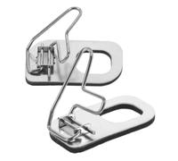 DIYEAH 2 Pezzi Poggiafrecce in Acciaio Argento per Arco Ricurvo Compatibile Frecce e Facile da Installare Accessorio Versatile per Tiro Arco All'aperto e Caccia