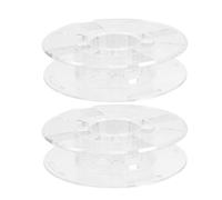 DIYEAH 2 Pezzi Portabobina per Filamento in Plastica Riutilizzabile per Stampa 3d, Leggero e Portatile, Supporto per Bobine per Ufficio e Ambiente Industriale