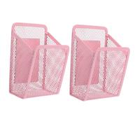 DIYEAH 2 Pezzi Portapenne magnetico per lavagna portapenne scrivania carta magnete penna marcatore cestino organizzatore di penne per lavagna bianca custodie per penne ferro da stiro rosa