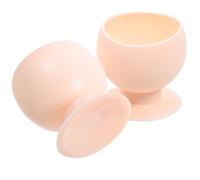 DIYEAH 2 Pezzi Protezione per Maniglia Porta in Silicone Anticolpo Design a Ventosa, Resistente agli Urti, Adatta per Angoli di Tavoli e Dietro Porte