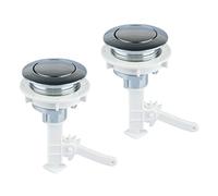 DIYEAH 2 pezzi Pulsanti per Cisterni Wc Pratici Facili da Installare Design Elegante Compatibili con Diverse Cisternette Accessori per Bagno Funzionali