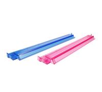 DIYEAH 2 Pezzi Righello Spingimahjong in Plastica da 18 Pollici per Casa | Design Trasparente, Funzione di Spinta e Riordino, Uso Familiare Domestico, Finitura Moderna Elegante