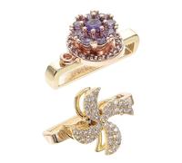 DIYEAH 2 Pezzi Rotatable Watchband Charms Metal per Decorare Orologi Leggeri e Duraturi Adatti per Maggior delle Cinghie per Regali