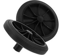 DIYEAH 2 pezzi Ruote di Ricambio per Pattumiera Accessori per Bidone Immondizia con Ruote in Gomma Facili da Installare per Contenitori Raccolta Differenziata Casa e Mobile Pattumiera