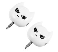 DIYEAH 2 Pezzi Sdoppiatore Cuffie con Uscite Connettore Audio per Condivisione Musica Compatibile con Jack e Portatile per Videochiamate e Intrattenimento
