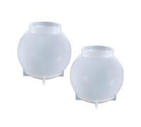 DIYEAH 2 Pezzi Stampi in Silicone per Resina Stampi Forma Palla per Creazioni DIY con Campioni Botanici Decorazioni Casa e Ufficio Facili da Usare