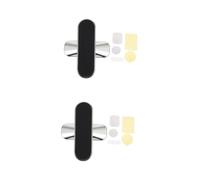 DIYEAH 2 Pezzi Supporto Magnetico Auto per Smartphone Portatelefono Rotante Supporto e Stabile Facile Installazione Compatibile con Cellulari Platino