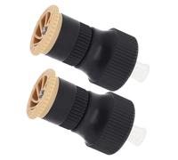 DIYEAH 2 pezzi Ugello Spruzzo Plastica Regolabile per Irrigazione Giardino e Prato Diffusore Acqua Uniforme Nebulizzatore Esterno per Raffrescamento Giardino