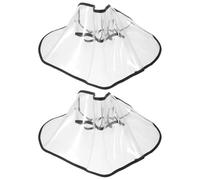 DIYEAH 2 Pezzi Visiera Protettiva per Cappello da Pescatore in Pvc Leggero e Traspirante con Cinturino Regolabile per Passeggiate in Città e Protezione Dalla Sabbia All'aperto