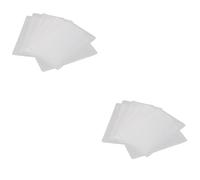 DIYEAH 2 Set 2 Set Copertura Porta Bus Porta Banca Trasparente Identità Copertura Lucida Opaca 50 Pezzi * 2 50 pezzi * 2