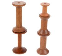 DIYEAH 2 Set Bobina Portafilo Rotante Avvolgitore Filato Filo per Fili da Cucire Portafilo Macchina da Cucire Dispenser Infila Filo da Cucire Filo da Ricamo Macchina Pre Legno 5 Pezzi*2